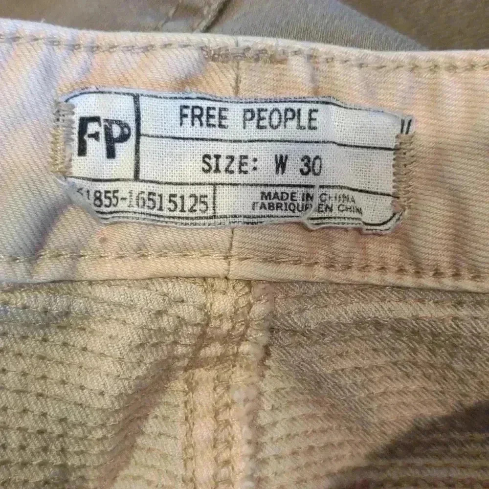 Free people slim fit dark sand‎ color size 30 - Picture 6 of 7